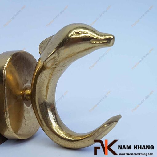 Móc treo cá heo bằng đồng NKD070 (Màu Đồng Vàng)