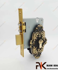 Khóa âm lắp với tay nắm cửa NK181-CFE (Màu Đồng Vàng)