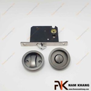 Khóa cửa lùa không chìa màu xám NK567-XVS FHOMENAMKHANG