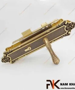 Khóa cửa chính bằng đồng cao cấp NK484L-OR 1 Khóa cửa chính NK484L-OR (Màu Đồng Vàng)
