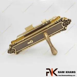 Khóa cửa chính bằng đồng cao cấp NK484L-OR 5 Khóa cửa chính NK484L-OR (Màu Đồng Vàng)