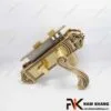 Khóa cửa phòng cổ điển màu đồng đỏ nhạt NK479M-RG 3 Khóa cửa bằng đồng cao cấp NK479M-RG