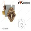 Khóa âm lắp với tay nắm cửa NK181-RG (Màu Đồng Vàng)