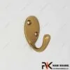 Móc gắn tường bằng đồng NK469-DC 4 Móc gắn tường bằng đồng NK469-DC (Màu Đồng Vàng)