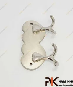 Móc treo tường hình dạng trái tim đôi NK490-INOX 1 Móc treo tường NK490-INOX (Màu Inox)