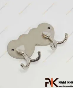 Móc treo tường hình dạng trái tim đôi NK490-INOX 2 Móc treo tường NK490-INOX (Màu Inox)