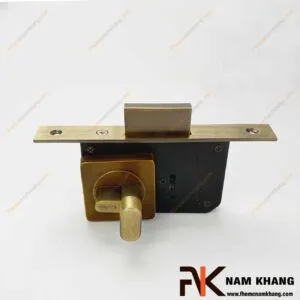 Khóa âm cửa mở bằng đồng cao cấp NK566-RX 6 Khóa âm cửa mở NK566-RX (Màu đồng rêu)