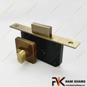 Khóa âm cửa mở bằng đồng cao cấp NK566-RX 5 Khóa âm cửa mở NK566-RX (Màu đồng rêu)