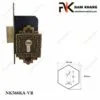 Khóa âm cửa mở cổ điển bằng đồng cao cấp NK566KA-VR 3 Khóa âm cửa mở NK566KA-VR (Màu đồng rêu )
