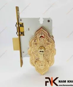 Khóa âm lắp với tay nắm cửa NK477-24K-KA (Màu Đồng Vàng)
