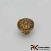 Núm nắm tủ hoa văn màu cafe NK027L-CF 3 Núm cửa tủ NK027L-CF