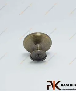 Núm nắm tủ dạng tròn màu rêu bóng NK149L-R 2 Núm cửa tủ dạng tròn màu xanh rêu NK149L-R