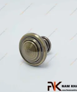 Núm nắm tủ dạng tròn màu rêu bóng NK149L-R 3 Núm cửa tủ dạng tròn màu xanh rêu NK149L-R