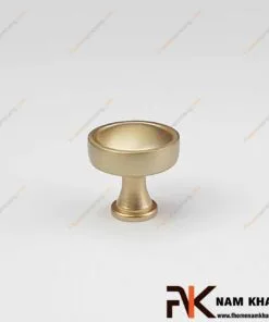 Núm nắm tủ dạng tròn màu vàng xước NK267L-HV 3 Núm cửa tủ NK267L-HV-FHOMENAMKHANG
