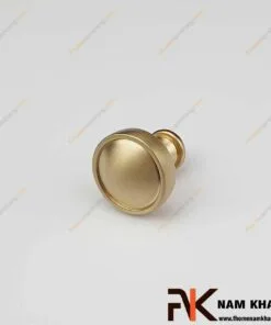 Núm nắm tủ dạng tròn màu vàng xước NK267L-HV 1 Núm cửa tủ NK267L-HV-FHOMENAMKHANG