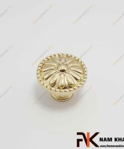 Núm nắm cửa tủ màu vàng NK027L-V