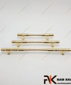 Tay nắm cửa tủ cao cấp màu vàng bóng NK279M-V FHOMENAMKHANG