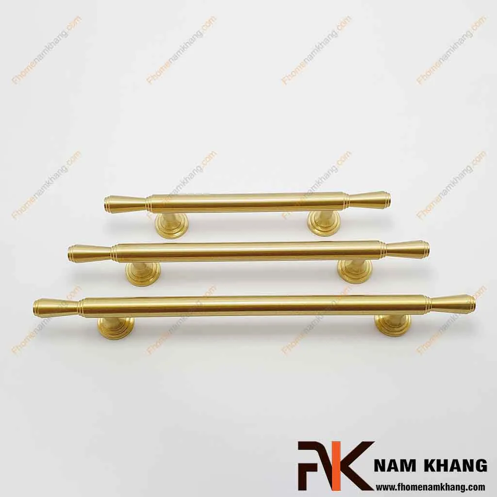 Tay nắm cửa tủ bằng đồng vàng cao cấp NK306D-DVM