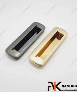 Tay nắm âm tủ dạng trơn màu xám NK301K-128X 3 Tay nắm âm cửa tủ màu vàng mờ NK301L-128VM FHOMENAMKHANG