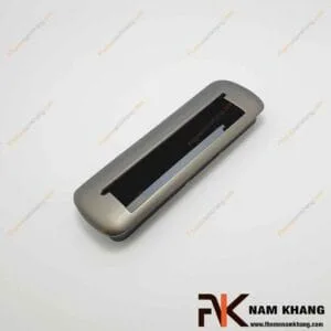 Tay nắm âm tủ dạng trơn màu xám NK301K-128X 6 Tay nắm âm cửa tủ màu xám NK301L-128X-FHOMENAMKHANG