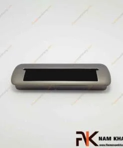 Tay nắm âm tủ dạng trơn màu xám NK301K-128X 1 Tay nắm âm cửa tủ màu xám NK301L-128X-FHOMENAMKHANG