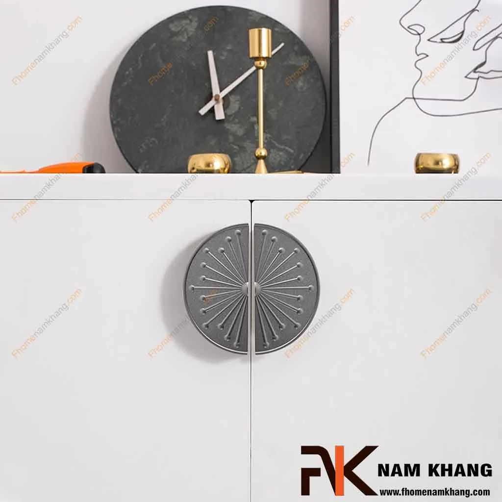 Tay nắm cửa tủ dạng đôi màu xám NK286NH-X-FHOMENAMKHANG Tay nắm cửa tủ dạng đôi màu xám NK286NH-X-FHOMENAMKHANG