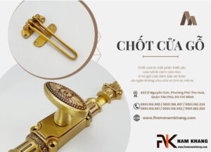 Chốt cửa, móc cửa