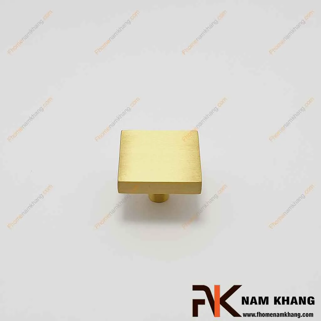 Núm cửa tủ đồng vàng dạng vuông NK219D-DVM FHOMENAMK Núm cửa tủ đồng vàng dạng vuông NK219D-DVM FHOMENAMKHANG