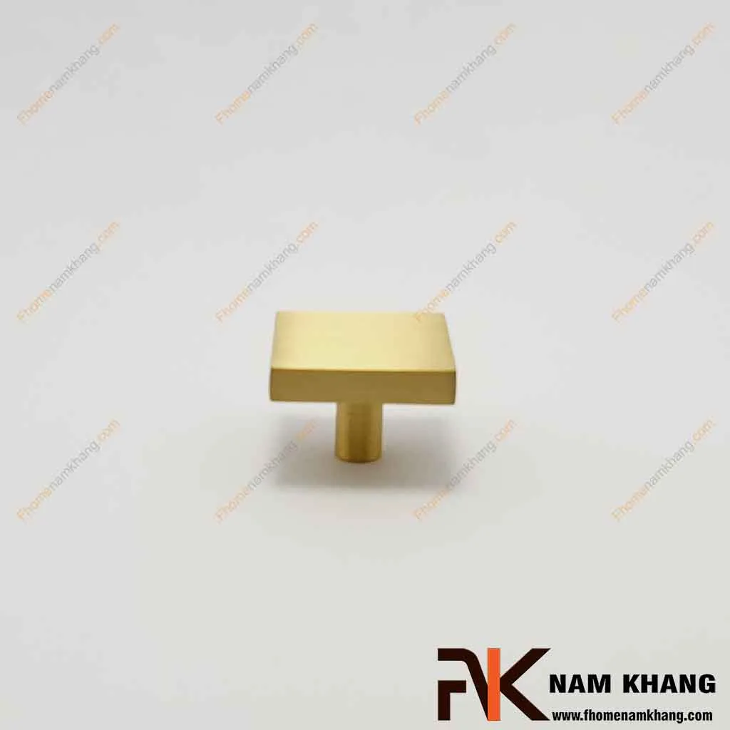 Núm cửa tủ đồng vàng dạng vuông NK219D-DVM FHOMENAMK Núm cửa tủ đồng vàng dạng vuông NK219D-DVM FHOMENAMKHANG