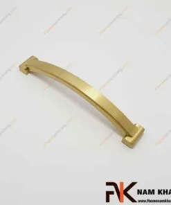 Tay nắm cửa tủ bằng đồng vàng NK130D-DVM FHOMENAMKHANG