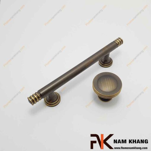 Núm nắm cửa tủ tròn bằng đồng NK279D-CF FHOMENAMKHANG